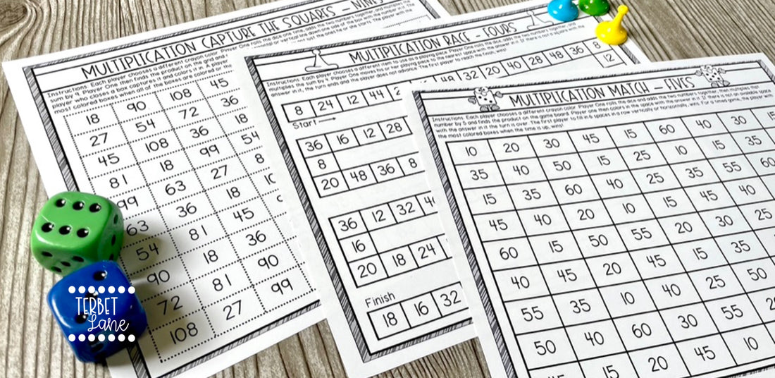 Multiplication Games Printable: Fun and Effective Learning Tools