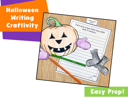 Halloween Craftivity Writing Prompts Second Grade First Grade Halloween Writing