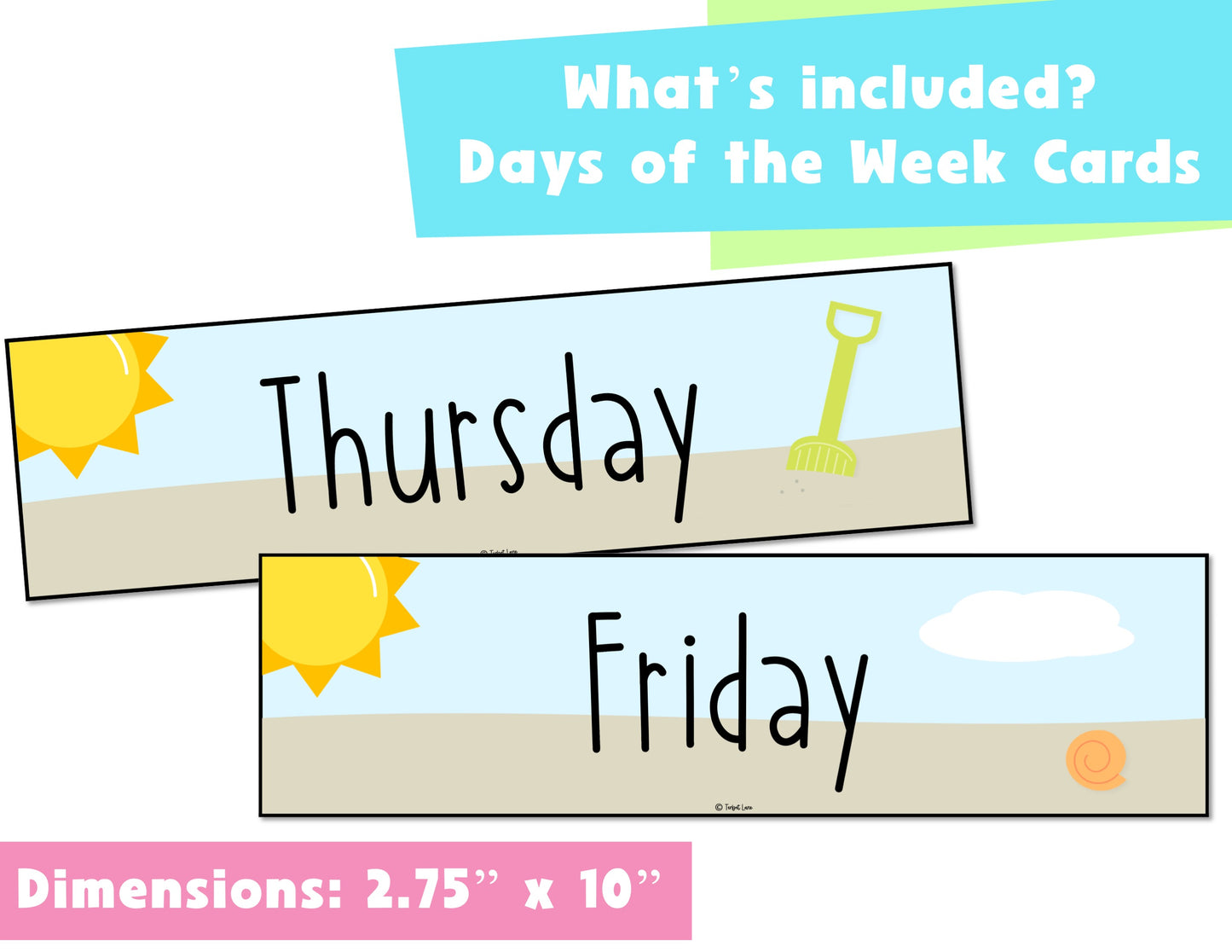 Beach Themed Classroom Decor Printable Daily Flip Calendar Magnetic Curtain Rod