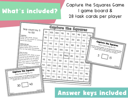 Skip Counting By 5 Math Games