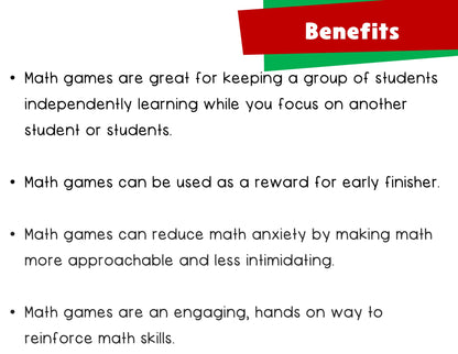 Adding and Subtracting Fractions Christmas - Fractions with Like Denominators