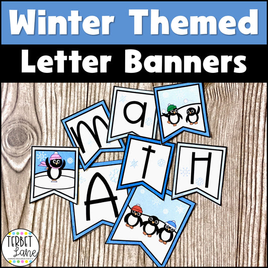 Winter Bulletin Board Letter Banners