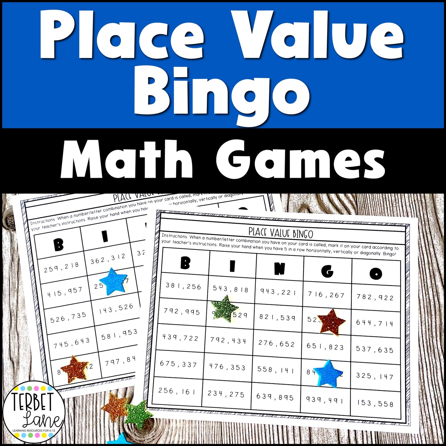 Place Value Bingo Math Game