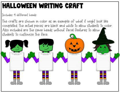 Halloween Writing Craft