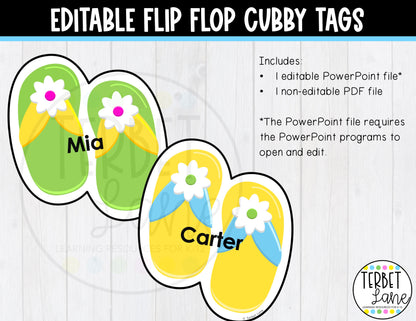 Editable Pineapple Cubby Tags + Editable Popsicle Cubby Tags + Editable Summer Beach Cubby Tags | Locker Labels + Editable Summer Cubby Tags Bundle